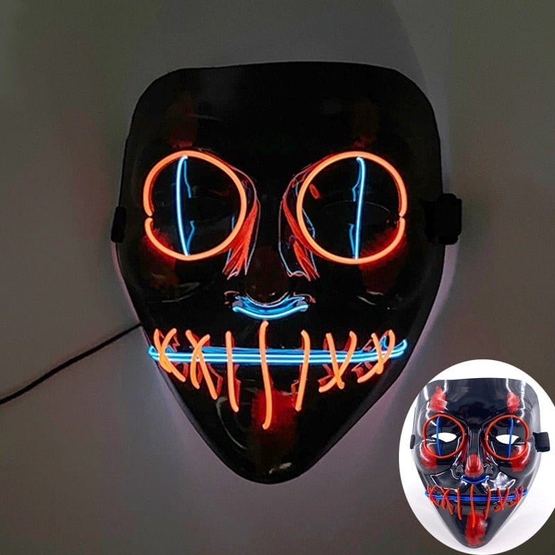 Demon Slayer glowing Mask novus ordo makers