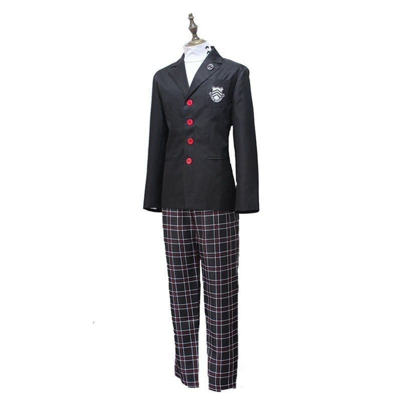 Persona 5 Kurusu Akira Joker  Yoshizawa Kasumi School Uniform NOVUS ORDO MAKERS